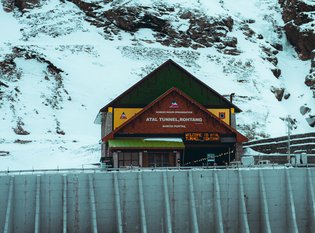 Atal Tunnel Manali Winter