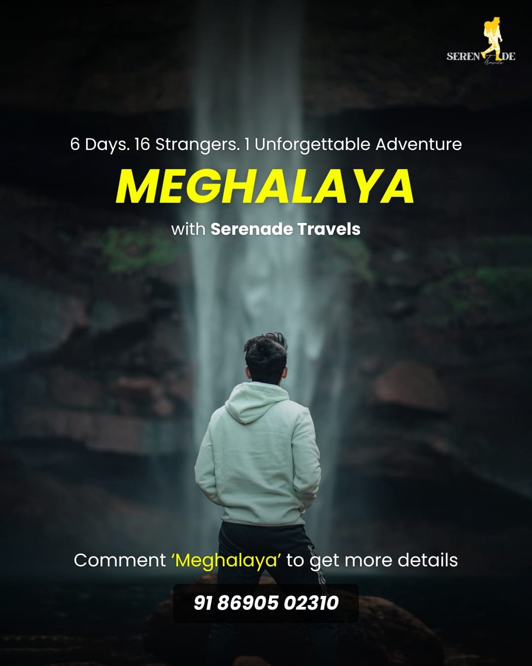Serenade Travels' Meghalaya group tour — trekking, boating, and backpacking together