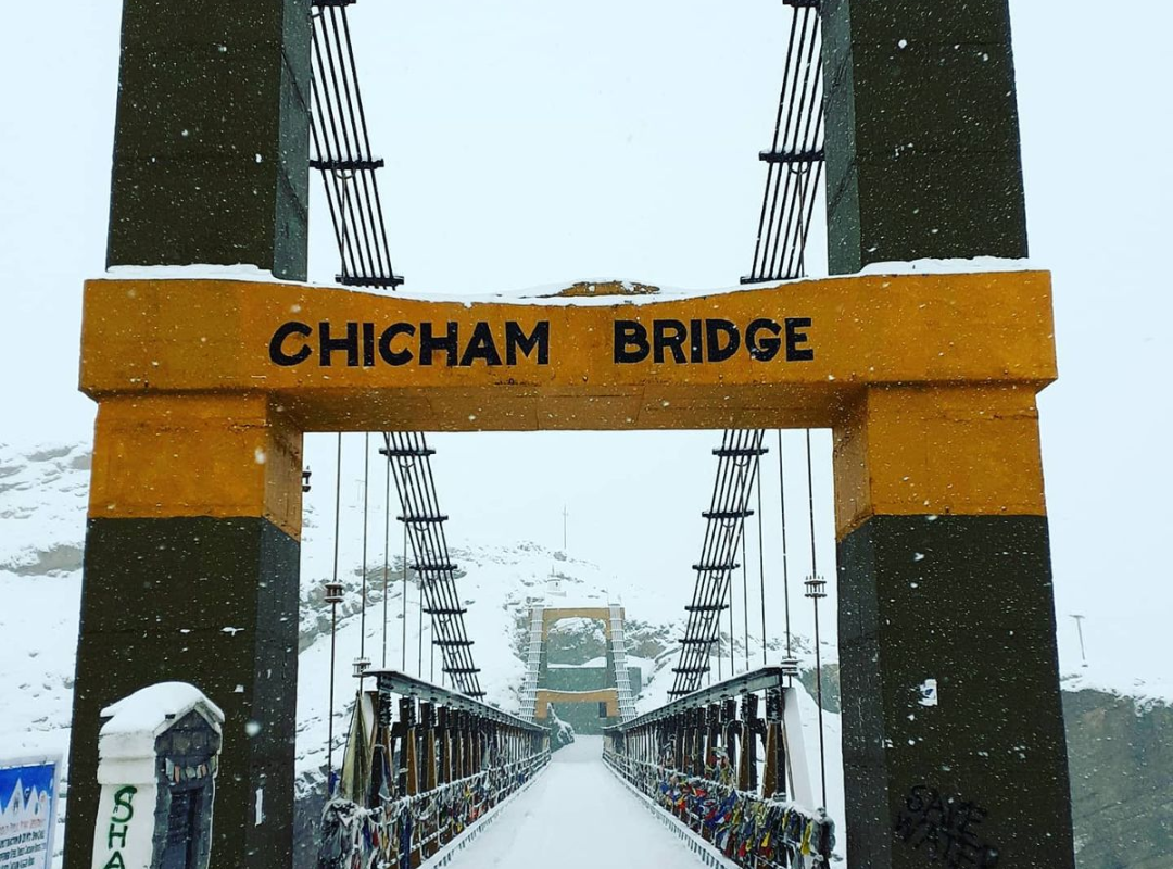 Chicham Bridge Winter Spiti