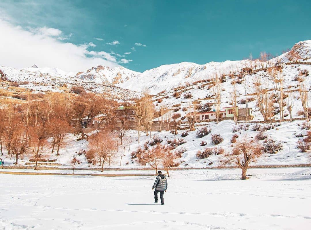 Nako Lake Winter Spiti