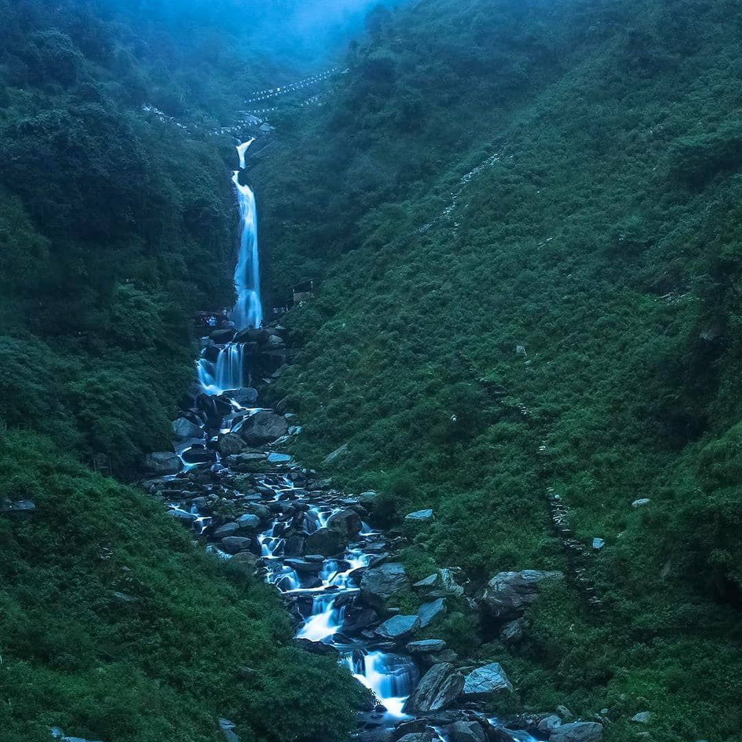 Bhagsu Waterfall near McLeodganj Himachal Pradesh