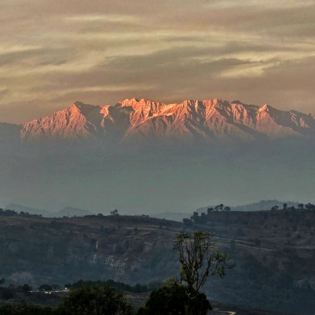 Dhauladhar mountain ranges near McLeodganj and Dharamshala