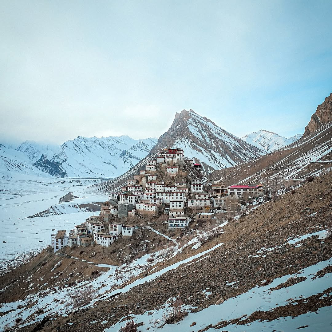 Key Monastery Spiti Valley perched on hilltop